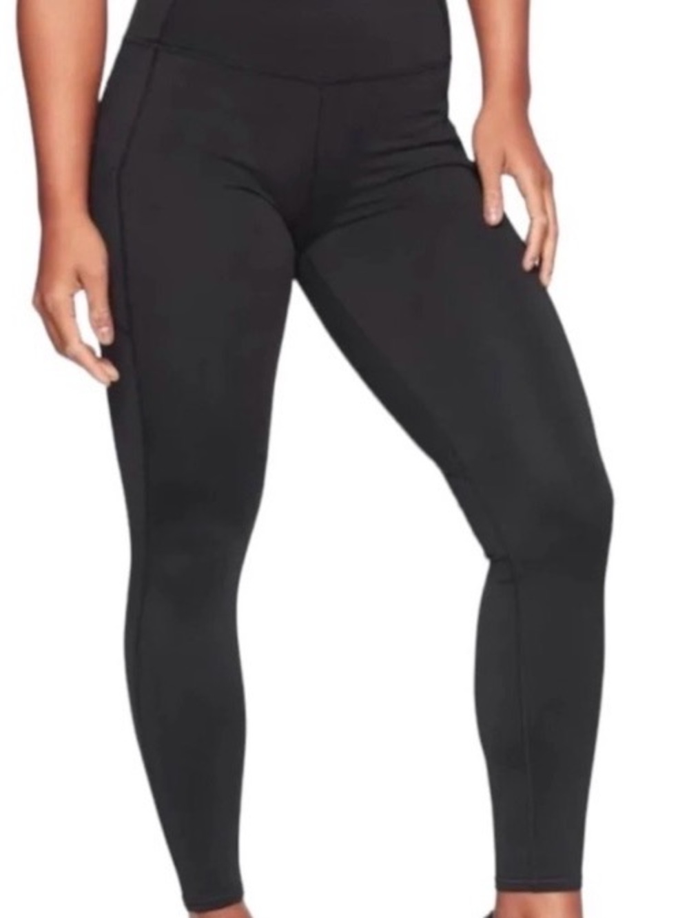 Athleta Black Contender Full-Length Tight